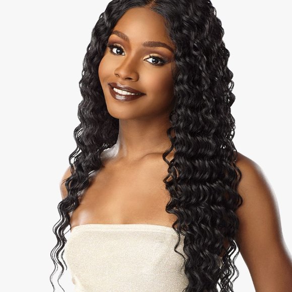Butta Unit 15 33" Long Sensationnel Lace Front Wig Ear to Ear HD Frontal Wavy - Picture 3 of 7